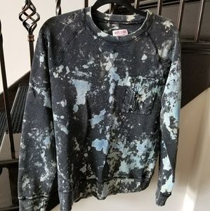 Bleached distressed shirt